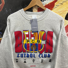 Load image into Gallery viewer, BNWT Sudadera FC Barcelona Corner Vintage 90’s - M/L
