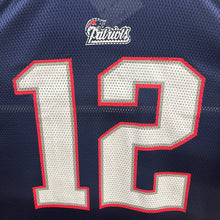 Cargar imagen en el visor de la galería, Camiseta New England Patriots 2005-07 Home Tom Brady #12 Reebok Vintage - XXL/3XL