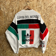 Cargar imagen en el visor de la galería, Sudadera Copa del Mundo Italia 1990 Adidas Vintage - L/XL