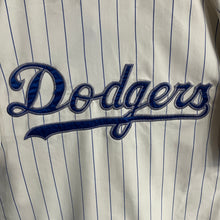 Charger l'image dans la galerie, Beisbolera Pinstripe Los Angeles Dodgers 1992 Starter Vintage - XL Youth