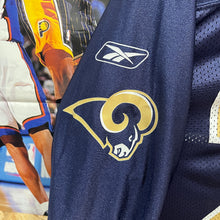 Cargar imagen en el visor de la galería, Camiseta St Louis Rams 2004-05 Home Marshall Faulk #28 Reebok Vintage - XL/XXL