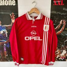 Cargar imagen en el visor de la galería, Camiseta Manga Larga Standard de Lieja 1997-98 Home Adidas Vintage - L Youth