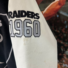 Load image into Gallery viewer, Chaqueta Bomber Varsity Oakland Raiders Team Apparel Y2K - M/L