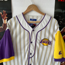 Cargar imagen en el visor de la galería, Beisbolera Los Angeles Lakers 90’s Starter Vintage - L/XL