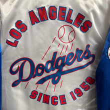 Load image into Gallery viewer, Chaqueta Bomber Satinada Los Angeles Dodgers Y2K Majestic - M/L