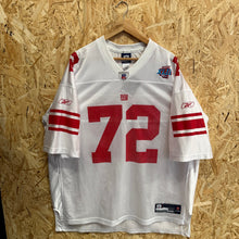 Lade das Bild in den Galerie-Viewer, Camiseta New York Giants 2008 Road Super Bowl XLII Osi Umenyiora #72 Reebok - XL/XXL