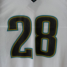 Carregar imagem no visualizador da galeria, Camiseta Jacksonville Jaguars 2002/04 Road Fred Taylor #28 Reebok Vintage - 4XL/5XL