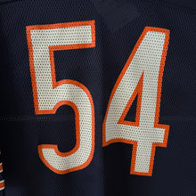 Cargar imagen en el visor de la galería, Camiseta Chicago Bears 2002/04 Home Brian Urlacher #54 Reebok Vintage - XXL/3XL