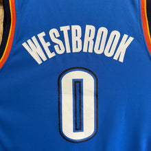Load image into Gallery viewer, Camiseta Oklahoma City Thunder Road 2013/14 Russell Westbrook #0 Adidas Authentic - M/L