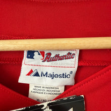Cargar imagen en el visor de la galería, BNWT Beisbolera Philadelphia Phillies Majestic 2011 Alternate Vintage- XL/XXL