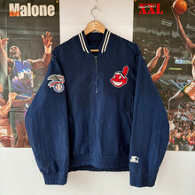 Cargar imagen en el visor de la galería, Chaqueta Ligera Cleveland Indians Starter Early 90’s Vintage - L