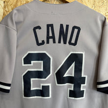 Lade das Bild in den Galerie-Viewer, Beisbolera New York Yankees Robinson Canó #24 2012/13 Road Majestic Vintage- M/L