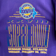 Cargar imagen en el visor de la galería, Camiseta SuperBowl XXVIII 1993/94 Logo 7 Vintage - L/XL