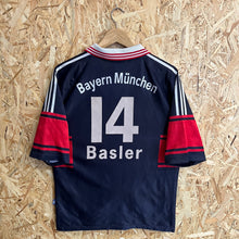 Cargar imagen en el visor de la galería, Camiseta Bayern Munich 1997-99 Home Basler #14 Adidas Vintage - S/M