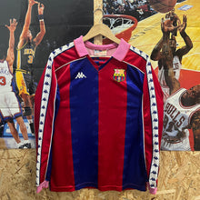 Cargar imagen en el visor de la galería, Camiseta FC Barcelona 1992-95 Home Kappa Vintage - L/XL