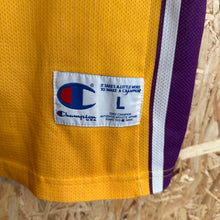 Cargar imagen en el visor de la galería, Camiseta Los Angeles Lakers 1998/99 Home Shaquille O’Neal #34 Champion Vintage - M/L