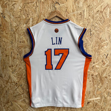 Carregar imagem no visualizador da galeria, Camiseta New York Knicks Home 2012 Jeremy Lin #17 Adidas- M/L