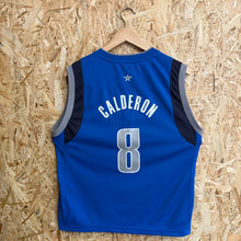 Carregar imagem no visualizador da galeria, Camiseta Dallas Mavericks Road 2013/14 José Manuel Calderón #8 Adidas - L YOUTH