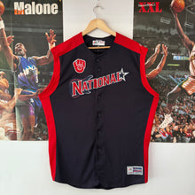 Cargar imagen en el visor de la galería, Beisbolera All Star MLB Christian Yelich Majestic 2019 National Team Vintage- 48(L/XL)