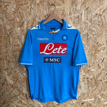 Carregar imagem no visualizador da galeria, Camiseta Napoli 2011-12 Home Macron - L/XL