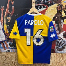 Cargar imagen en el visor de la galería, Camiseta Parma 2013-14 Away Centenario Player Issue/Match Worn Parolo #16 Errea - M/L