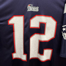 Cargar imagen en el visor de la galería, Camiseta New England Patriots 2005-06 Home Tom Brady #12 Reebok Vintage - XXL/3XL