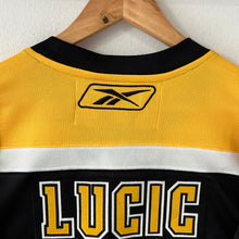 Charger l'image dans la galerie, Camiseta Boston Bruins 2007-08 Home Milan Sucic #17 Reebok - M/L