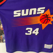 Cargar imagen en el visor de la galería, Camiseta Phoenix Suns 1992-93 Road Charles Barkley #34 Champion Vintage - S/M