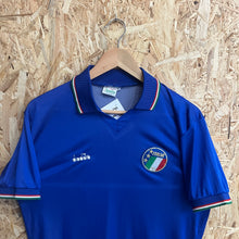 Cargar imagen en el visor de la galería, Camiseta Italia 1988-90 Home Diadora Vintage - S/M