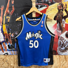 Load image into Gallery viewer, Camiseta Orlando Magic Road 1999/00 Corey Maggette #50 Champion Vintage - L YOUTH
