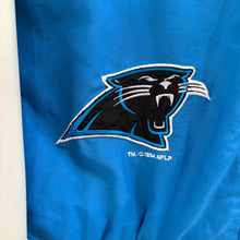 Cargar imagen en el visor de la galería, Chaqueta Ligera Carolina Panthers Logo Athletic “Sharktooth” 1994 Vintage - M/L