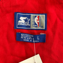 Cargar imagen en el visor de la galería, Peto Pinstripe Chicago Bulls 1992 Starter Vintage - L/XL