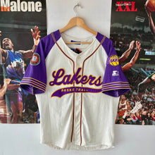 Cargar imagen en el visor de la galería, Beisbolera Los Angeles Lakers Early 90’s Starter Vintage - M/L