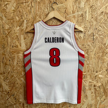 Cargar imagen en el visor de la galería, Camiseta Toronto Raptors 2005/08 Home José Manuel Calderón #8 Champion Vintage - M YOUTH