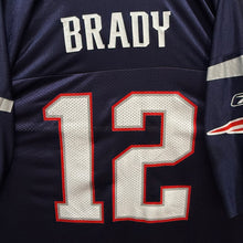 Cargar imagen en el visor de la galería, Camiseta New England Patriots 2005-06 Home Tom Brady #12 Reebok Vintage - XXL/3XL