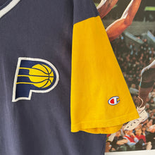 Cargar imagen en el visor de la galería, Camiseta de tiro Indiana Pacers Late 90’s Champion Vintage - XL/XXL