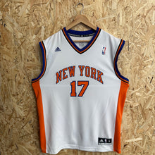 Carregar imagem no visualizador da galeria, Camiseta New York Knicks Home 2012 Jeremy Lin #17 Adidas- M/L