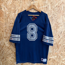 Load image into Gallery viewer, Camiseta Dallas Cowboys Mid/Late 90s Road Troy Aikman #8 Champion Vintage - XL/XXL