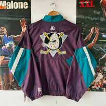 Carica l&#39;immagine nel visualizzatore di Gallery, Pullover Ligero Anaheim Mighty Ducks Starter 1995 Vintage - XS/S
