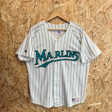 Carregar imagem no visualizador da galeria, Beisbolera Florida Marlins Russell Athletic Vintage 90s- M/L
