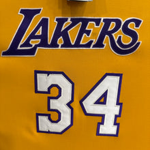 Cargar imagen en el visor de la galería, BNWT Camiseta Los Angeles Lakers Home Authentic 2000/01 Shaquille O’Neal #34 Nike Vintage - XL/XXL
