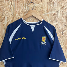 Carregar imagem no visualizador da galeria, Camiseta Escocia 2003-04 Home Diadora Vintage - M/L
