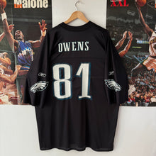 Cargar imagen en el visor de la galería, Camiseta Philadelphia Eagles 2004/05 Alternate Terrell Owens #81 Reebok Vintage - XXL/3XL
