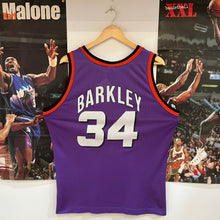 Cargar imagen en el visor de la galería, Camiseta Phoenix Suns 1992-93 Road Charles Barkley #34 Champion Vintage - M/L
