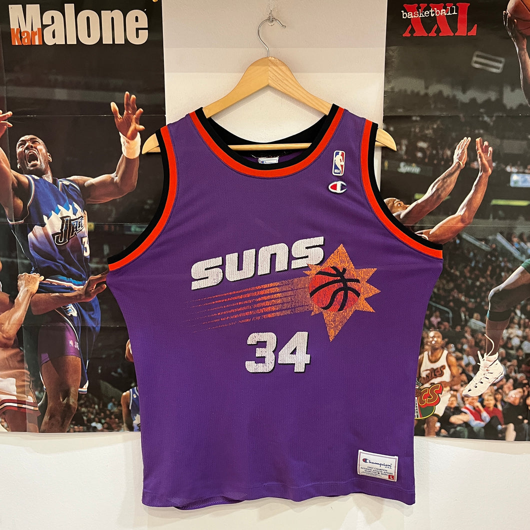 Camiseta Phoenix Suns 1992-93 Road Charles Barkley #34 Champion Vintage - M/L