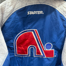 Carregar imagem no visualizador da galeria, Chaqueta Quebec Nordiques Starter 1993 Vintage Mid 90’s - L/XL
