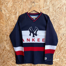 Carregar imagem no visualizador da galeria, Camiseta Hockey New York Yankees 90s Twins Apparel Vintage - M/L

