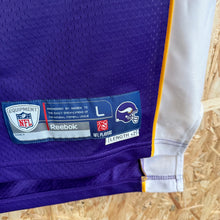 Cargar imagen en el visor de la galería, Camiseta Minnesota Vikings 2009 Home Brett Favre #4 Reebok - L/XL
