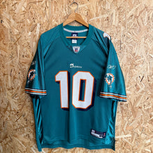 Lade das Bild in den Galerie-Viewer, Camiseta Miami Dolphins 2008/09 Road Chad Penningron #10 Reebok Vintage - L/XL
