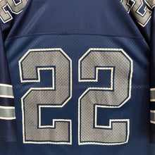 Charger l'image dans la galerie, Camiseta sin patente Dallas Cowboys Mid 90s “Emmitt Smith” #22 Starter Vintage - L/XL

